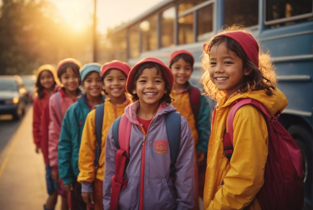 portrait-smiling-friends-standing-city